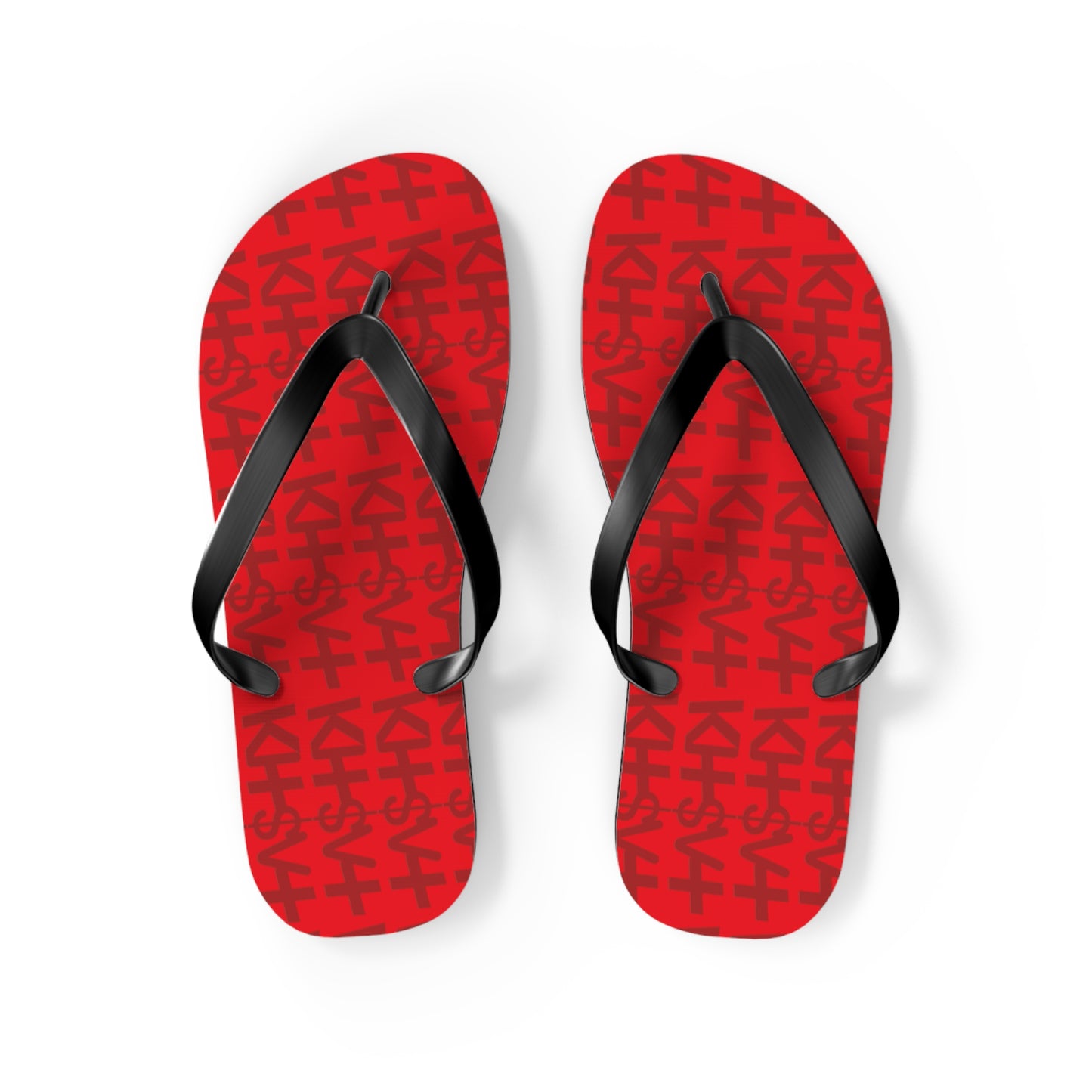 OG RED TASTIK727 Flip Flops for Casual Summer Vibes