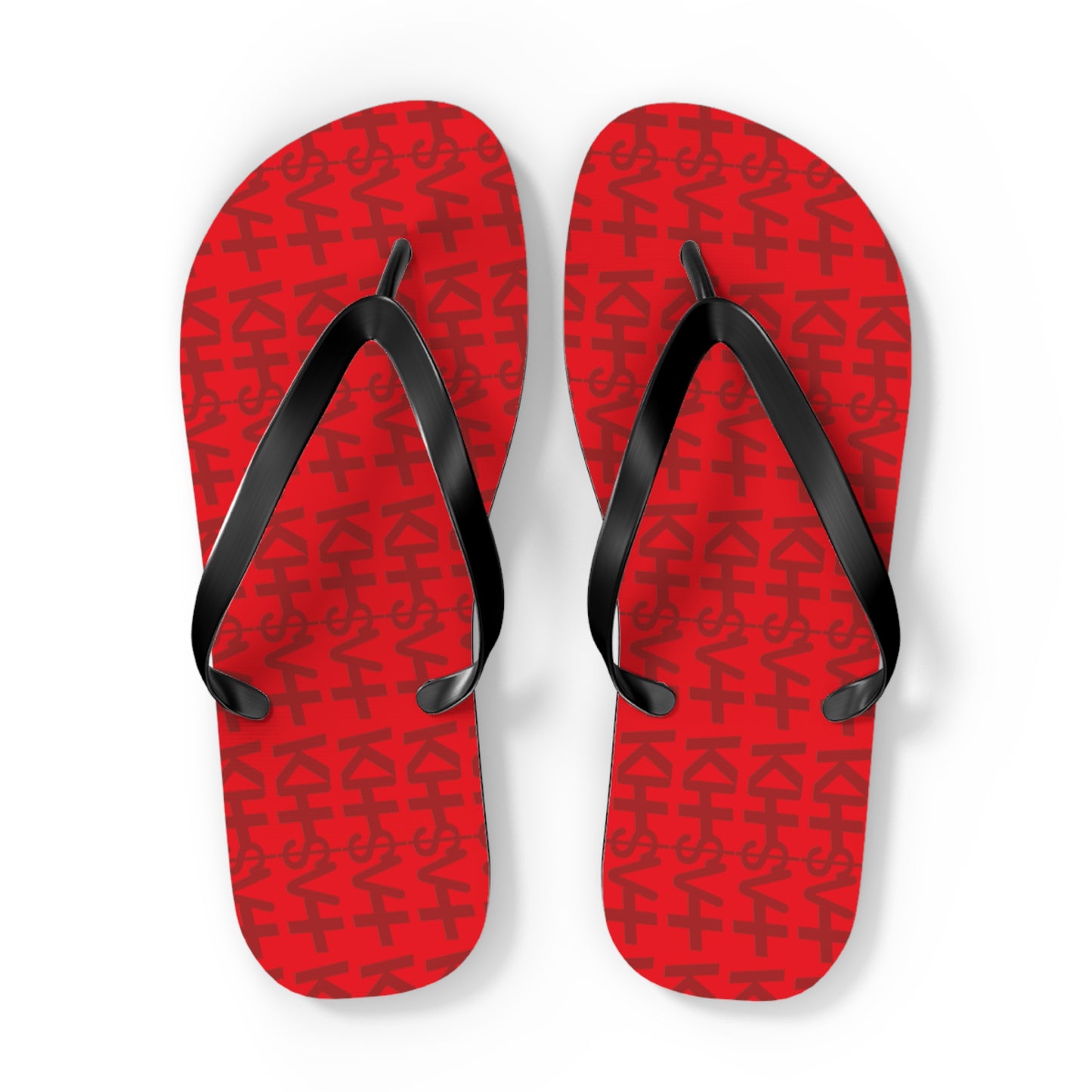 OG RED TASTIK727 Flip Flops for Casual Summer Vibes