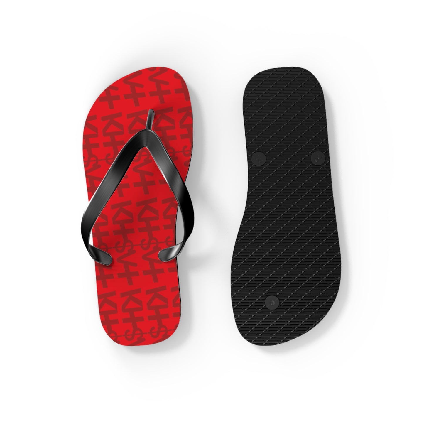 OG RED TASTIK727 Flip Flops for Casual Summer Vibes