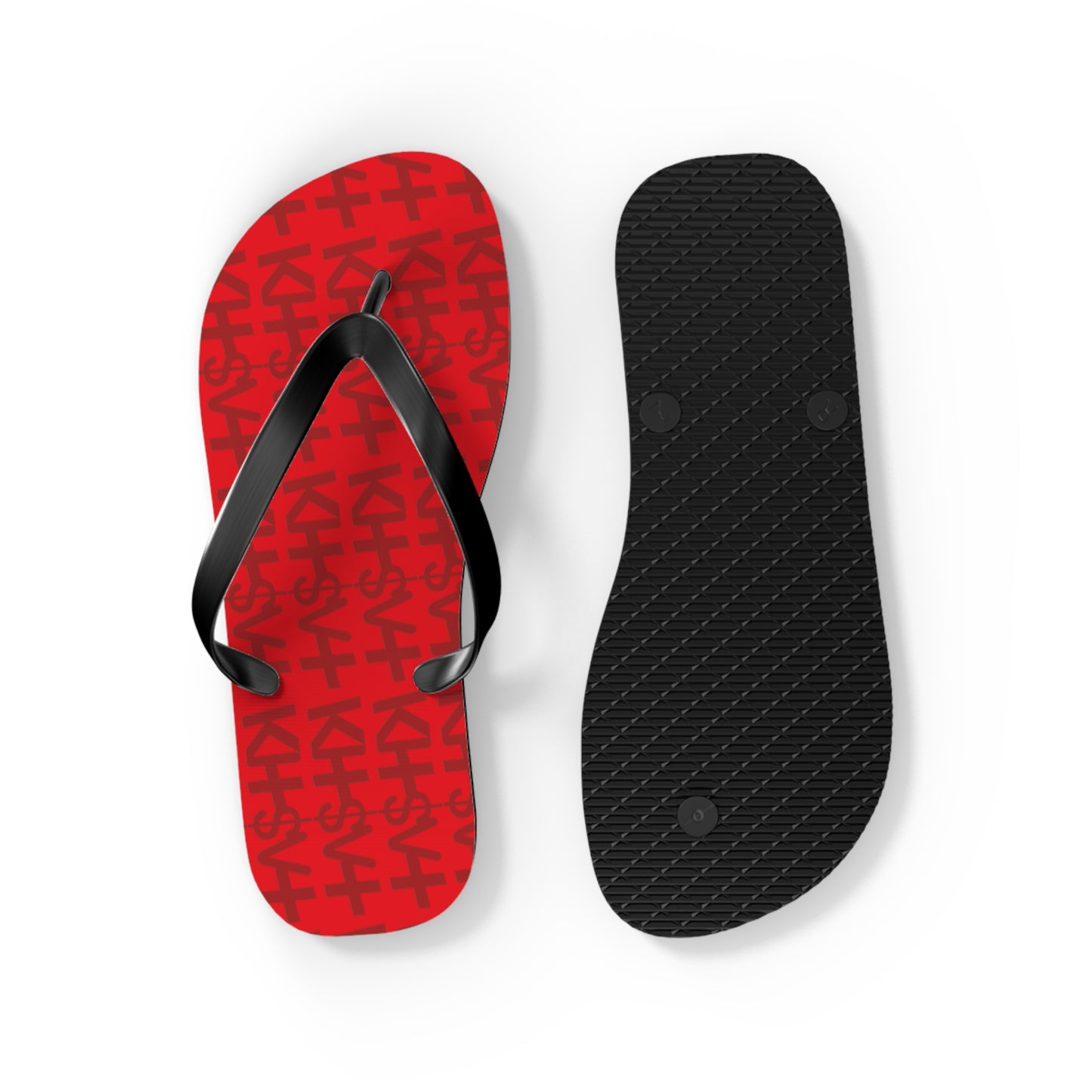 OG RED TASTIK727 Flip Flops for Casual Summer Vibes
