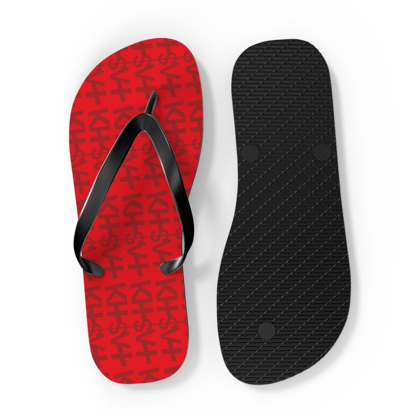OG RED TASTIK727 Flip Flops for Casual Summer Vibes