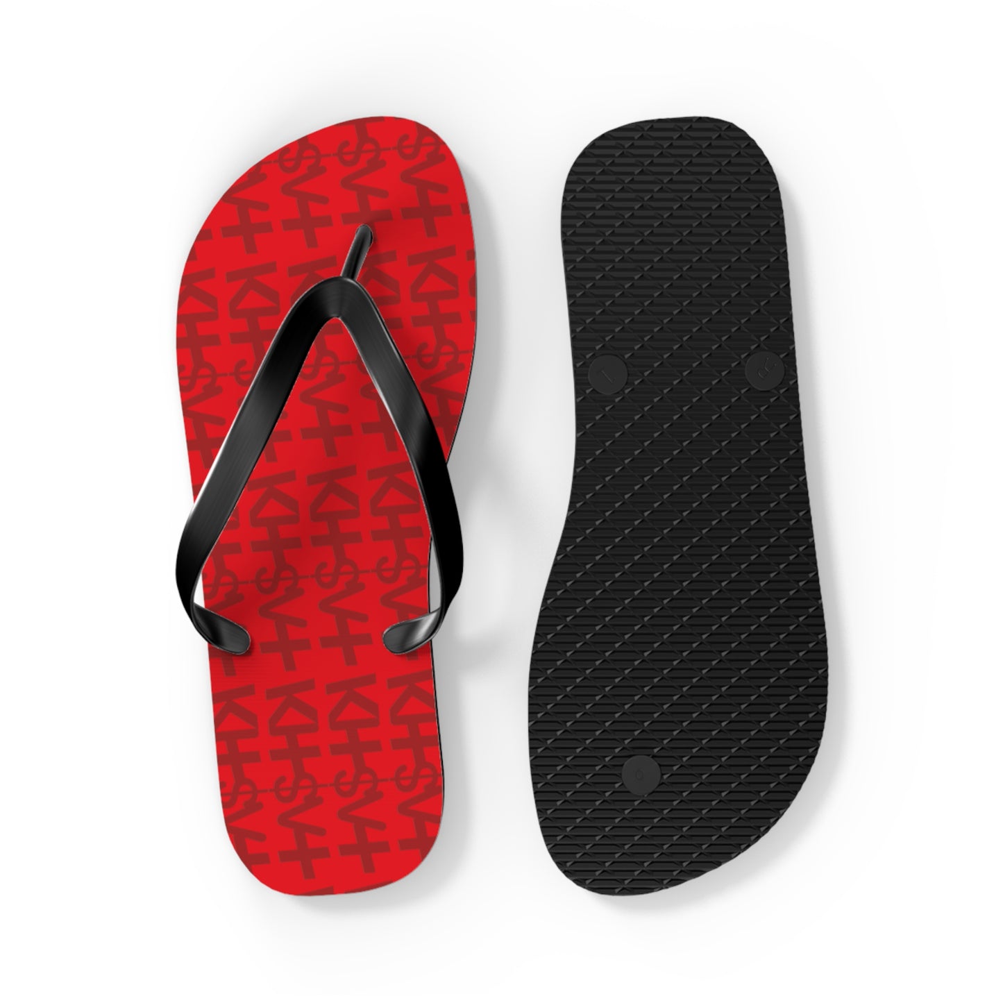 OG RED TASTIK727 Flip Flops for Casual Summer Vibes